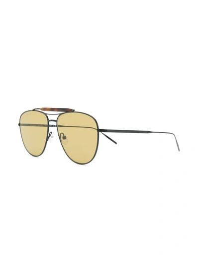 Shop Tomas Maier Eyewear Aviator Sunglasses In Black