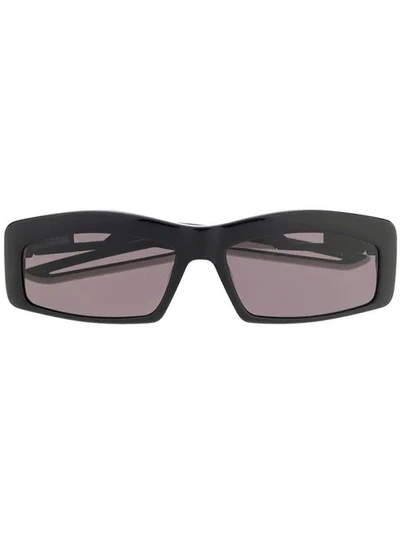 Shop Balenciaga 'hybrid' Sonnenbrille In Black