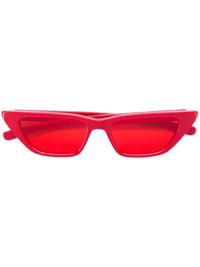 Shop Ambush Cat Eye Frame Sunglasses In Red