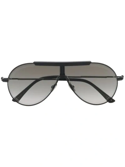 Shop Jimmy Choo Eddy Sunglasses In Black