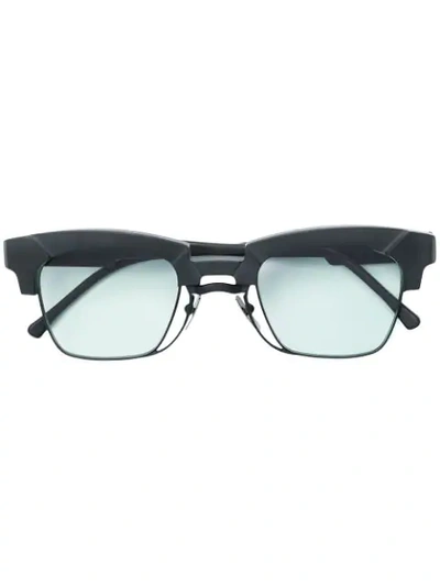 Shop Kuboraum 'n6' Brille In Black