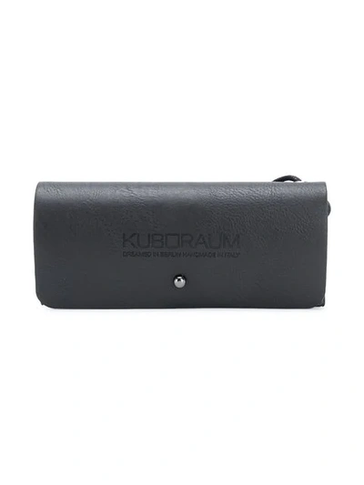 Shop Kuboraum 'n6' Brille In Black