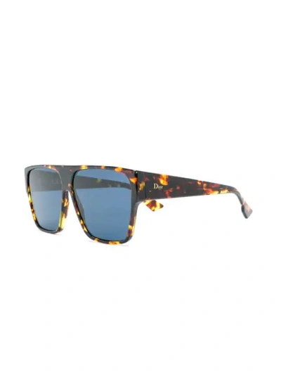 Shop Dior Hit Tortoiseshell Sunglasses In P65a9