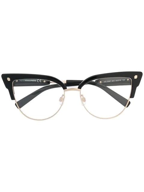 dsquared cateye glasses
