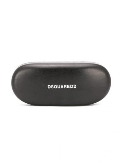 Shop Dsquared2 Oversized Glasses In Black