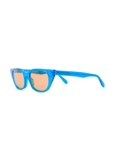Shop Retrosuperfuture Cento Cat-eye Sunglasses In Blue