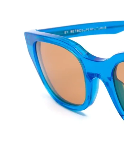 Shop Retrosuperfuture Cento Cat-eye Sunglasses In Blue