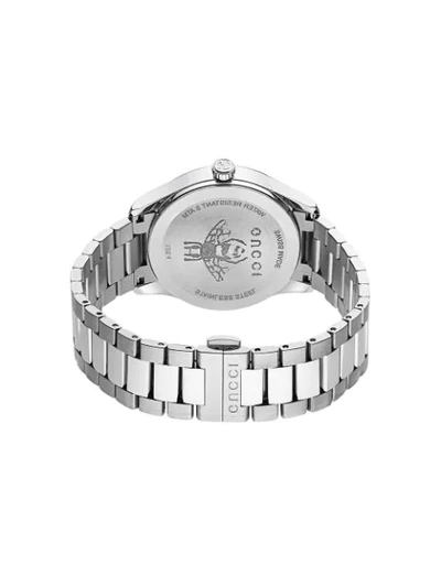 Shop Gucci G-timeless 38mm In Metallic