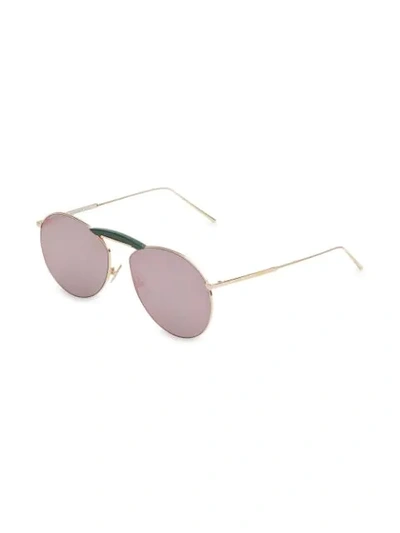 FENDI X GENTLE MONSTER圆框太阳眼镜 - 粉色