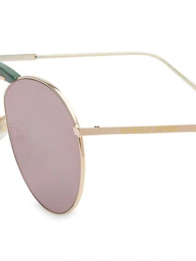 FENDI X GENTLE MONSTER圆框太阳眼镜 - 粉色