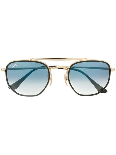 Shop Ray Ban The Marshal Ii Sunglasses In Black