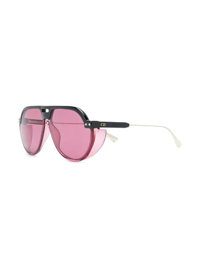 Shop Dior Club 3 Sunglasses In Black