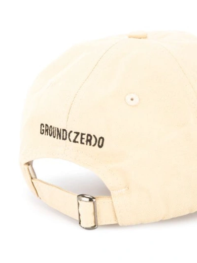 Shop Ground Zero Untitled Individualism Baseball Cap In Brown