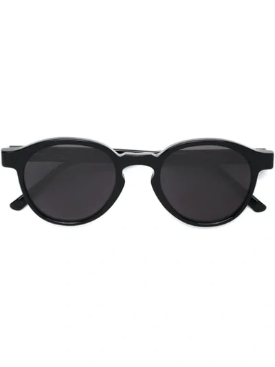 Shop Retrosuperfuture 'seth Iconic' Round Sunglasses In Black