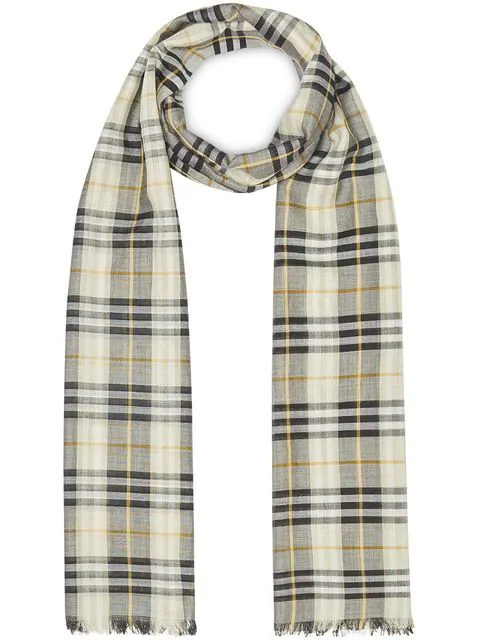 Burberry Schal Mit Vintage Check In Neutrals Modesens