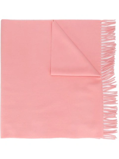 Shop Kenzo Tiger Scarf In Pink