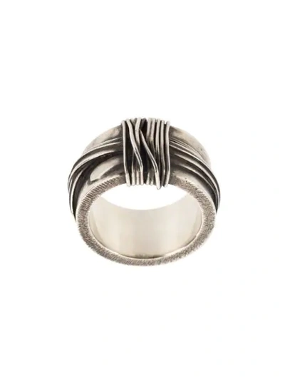 Shop Werkstatt:münchen Tape Ring In Metallic