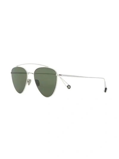 Shop Ahlem Place Des Pyramides Sunglasses In Metallic