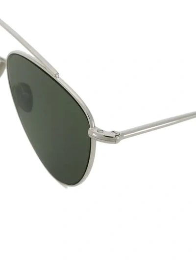 Shop Ahlem Place Des Pyramides Sunglasses In Metallic