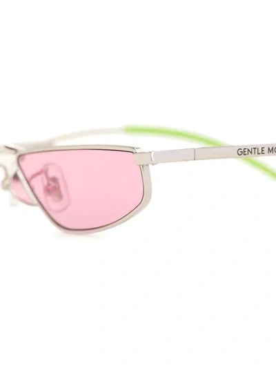 Shop Gentle Monster Halo Halo 02 Sunglasses In Silver