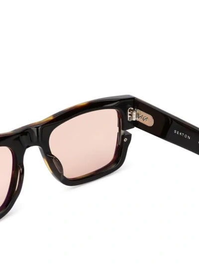 Shop Dita Eyewear Sekton Sunglasses In Brown