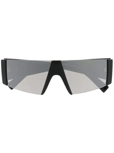 Versace Medusa Ares Visor Sunglasses In Gb1/6g Blk | ModeSens