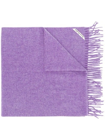 Shop Acne Studios Canada Nr New Scarf In Azs-purple Melange