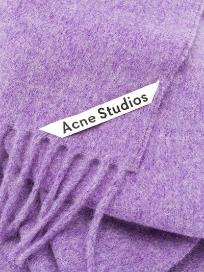 Shop Acne Studios Canada Nr New Scarf In Azs-purple Melange