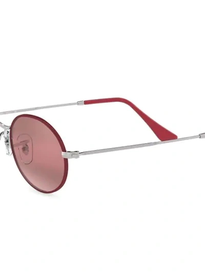 Shop Ray Ban Rb3547 Mirrored Sunglasses In Pink