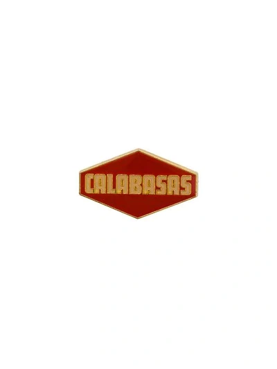 Shop Yeezy Calabasas Pin In Red