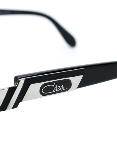 Shop Cazal Tinted Aviator Sunglasses In Black