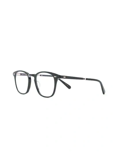 Garrett Leight Square Frame Glasses In Black