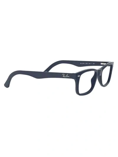 Shop Ray Ban Square-frame Glasses In Blue