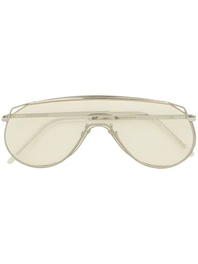 Afix Stainless Steel Sunglasses In Grey