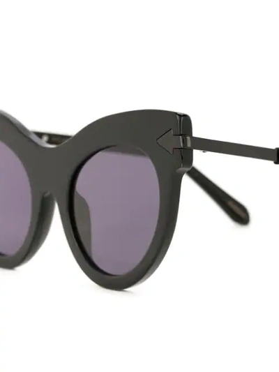 Shop Karen Walker Miss Lark Sunglasses In Black