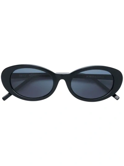 Shop Roberi & Fraud Betty Sunglasses In Black