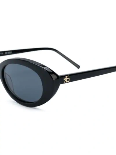 Shop Roberi & Fraud Betty Sunglasses In Black