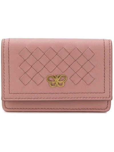 Shop Bottega Veneta Kleines Portemonnaie In Pink