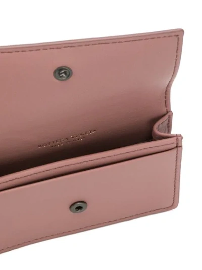 Shop Bottega Veneta Kleines Portemonnaie In Pink