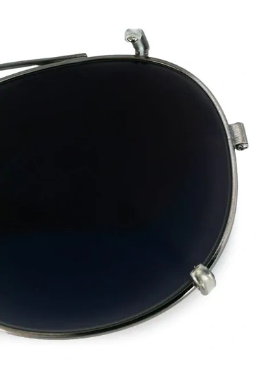 Shop Dita Eyewear Oval Shaped Glasses In Black