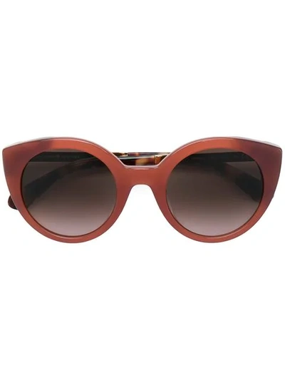 Shop Kate Spade Norinas Sunglasses In Pink