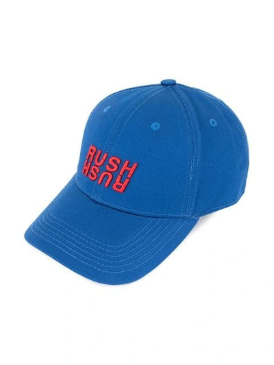 Shop Botter Rush Embroidered Baseball Cap In Blue