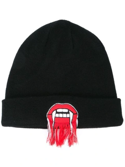 Shop Haculla Lives Patch Beanie In Black