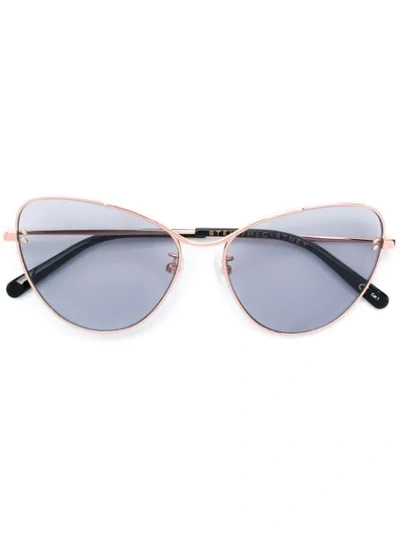 Shop Stella Mccartney Cat Eye Sunglasses In 004 Gold
