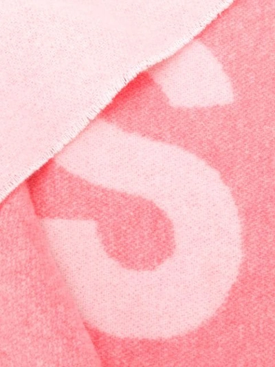 Shop Acne Studios Toronty Logo Scarf In Pink