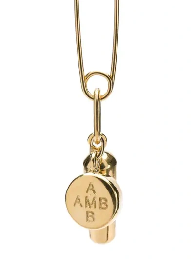 Shop Ambush Pill Charm Earring In Metallic