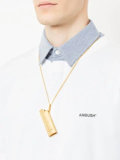 Ambush Lighter Pendant Necklace In Gold