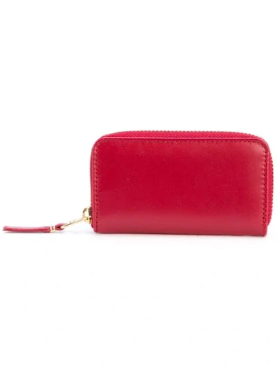 Shop Comme Des Garçons Colour Plain Wallet In Red