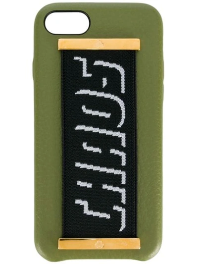 CHAOS IPHONE 7/8弹性带真皮手机壳 - 绿色