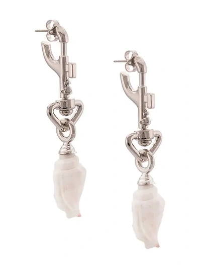 Shop Vivienne Westwood Lucrezia Earrings - Weiss In White